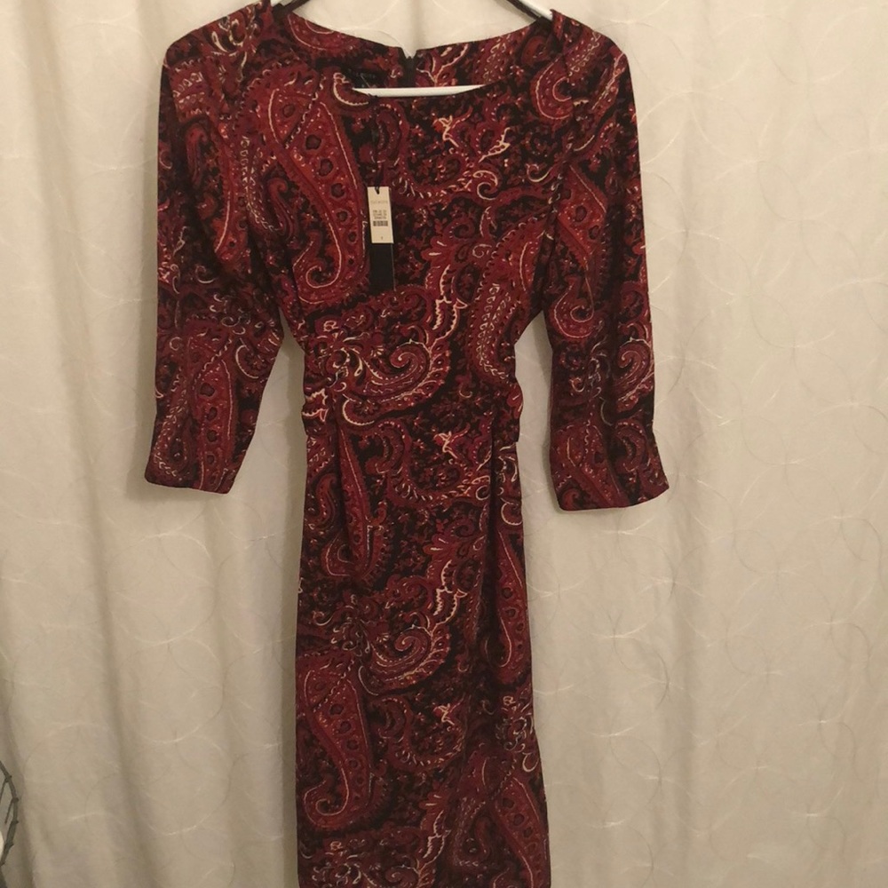 NWT Talbots paisley dress